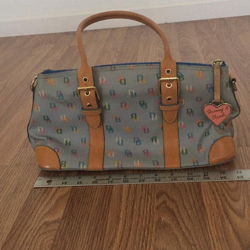 Dooney & Bourke blue monogram handbag